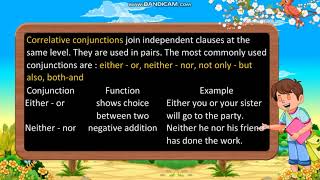 Class 6 Conjunctions [upl. by Anna-Maria]