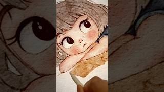 Watercolor brushes for Procreate…👩🏻watercolorart procreateart asmr cuteart procreate [upl. by Eetsirhc]