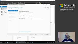 Windows Server 2019 AD DS Kurulumu ve Yapılandırması [upl. by Yroggerg750]