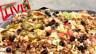 Blackstone Loaded Nachos On A Flat Top Griddle [upl. by Lamond]