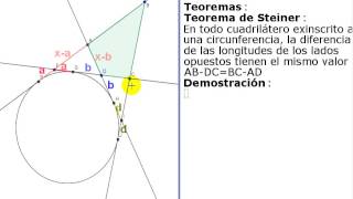 Circunferencia Teorema de Steiner [upl. by Guise]