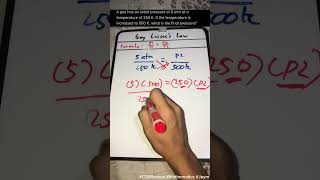 GayLussac’s Law  Practice Problem Solving CSEReview shorts mathematics [upl. by Aronoel]