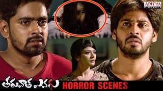 Taruvata Evaru Telugu Movie Horror Scenes  Kamal Kamaraju Bharani Manoj Priyanka Sharma [upl. by Bonn]