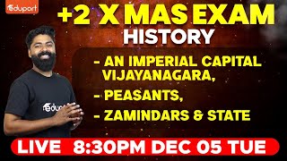 Plus Two History  An Imperial Capital Vijayanagara and Peasants Zamindars and the State  Eduport [upl. by Best]