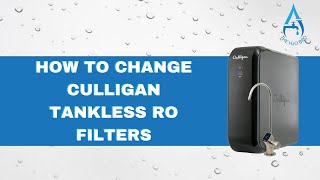 How to change Culligan Tankless RO filters [upl. by Akoyn571]