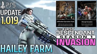 Solo Invasion Dungeon THE FIRST DESCENDANT Season 1 Invasion Gameplay  First Descendant Hailey Farm [upl. by Eca197]