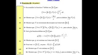 Fonction definie par integrale Ex5 [upl. by Amati]