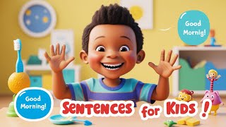 quotSimple Daily Life Sentences for Toddlers  Fun and Easy Everyday Phrasesquot [upl. by Attenehs]