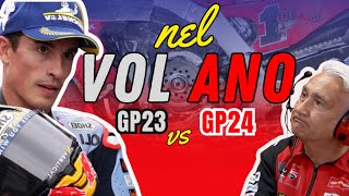 🔴 ADDIO SEGRETI del VOLANO ducati MotoGP Gp23 vs Gp24 [upl. by Eibbil]