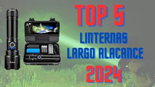 🔴🔦 Las 5 MEJORES linternas tácticas de Alta potencia más baratas en AMAZON 2024✅  LINTERNAS LED [upl. by Ahsinyt]