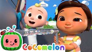 Fire Truck Wash Song  CoComelon Nursery Rhymes amp Kids Songs [upl. by Sirraf]