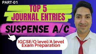 5 Journal Entries for CORRECTION OF ERRORS  How to Prepare SUSPENSE ACCOUNT 045222FM23 [upl. by Lapo]