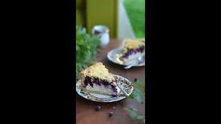 Perfect Blueberry Cheesecake Pie Easy Recipe with Tips [upl. by Ahsimin]