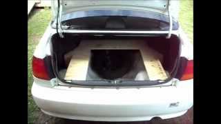 How To Make A Custom 98 Civic Trunk Mat Pt1 [upl. by Luann]