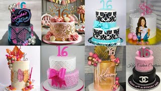 16th Birthday CakeTeenage Girl Birthday Cake DesignCake Design For GirlsBirthday Cake Designcake [upl. by Katharine]