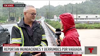 Se registran inundaciones en Toa Baja [upl. by Kendrick]