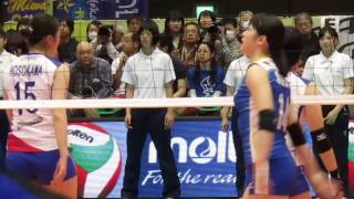 白井美沙紀（Misaki Shirai）／ここは地元神奈川／201734 トヨタ車体クインシーズ×東レアローズ Ｖリーグ女子神奈川大会ファイナル6 [upl. by Donelu514]