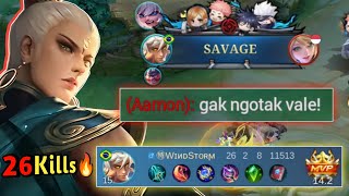 VALE 26 KILLS  SAVAGE MUSUH DIBUAT SYOK PARAH BUILD VALE TERSAKIT 2024 [upl. by Seto420]