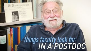 Things Faculty Look for in a Postdoc [upl. by Llerdnek]