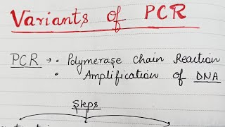 Variants of PCR Part 2 AFLP Asymmetric Real Time Colony Single cell Allele Specific PCR [upl. by Hannis904]