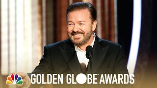 Ricky Gervais Monologue  2020 Golden Globes [upl. by Meagher]