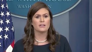 Watch Now White House Press Briefing with Sarah Sanders [upl. by Murial]