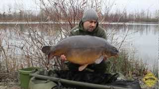 CARP FISHING IN WINTER AT ABBEY LAKES [upl. by Millicent]