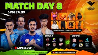 FFPL IV GROUP STAGE  Day 8  A vs B  Free Fire Pakistan League [upl. by Akeret665]