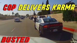 BEST OF CONVENIENT COP  Drivers Busted by Police Instant Karma Karma Cop Justice Clip Road Rage [upl. by Kyriako]