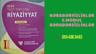 Modul bərabərsizliklər yeni test toplusu 2023 riyaziyyat [upl. by Nie]