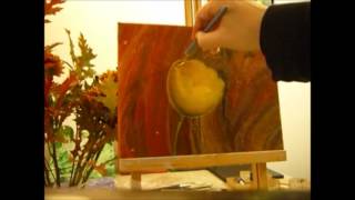 Schilderen met olieverf de tulp  Tulip  snelle techniek tutorial  Jenkins Style  Eline Ulaen [upl. by Prue394]