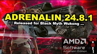 TechQuickie  AMD Adrenalin 2481 Drivers Bring Black Myth Wukong amp Star Wars Outlaws Support [upl. by Cozza]