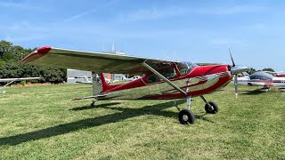 Flying into Venice with a 1953 Cessna 180 Skywagon [upl. by Yrahk]