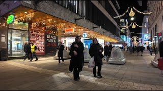 Stochholm Sweden walk tour  Kungsträdgården to Drottninggatan [upl. by Noedig806]