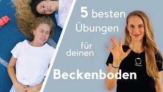 5 Übungen für Deinen Beckenboden  Besser als Kegel [upl. by Aninotna]