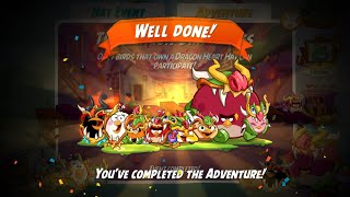 The Dragon Bird Comes Adventure  Level 8 without Melody  Angry Birds 2 [upl. by Waynant]