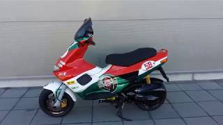 Gilera Runner 125 SP Marco Simoncelli replica [upl. by Eniksre353]