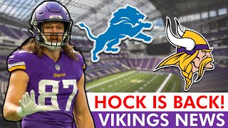 Vikings Receive GREAT NEWS Before Week 7 vs Lions [upl. by Niai]