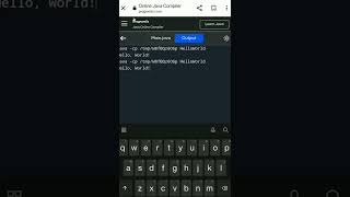 Java Online Compiler 😎  In Mobile  Mobile Me Compiler Kaise Khole 🙂 shorts [upl. by Toshiko]