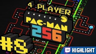 PacMan 256  8  LASER BEAMS Twitch Highlight [upl. by Yatzeck]