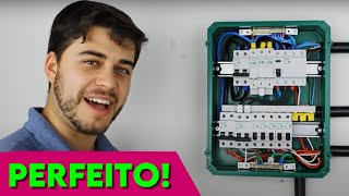 Como MONTAR QUADRO DISTRIBUIÇÃO 220V BIFÁSICO PROFISSIONAL [upl. by Durrell]