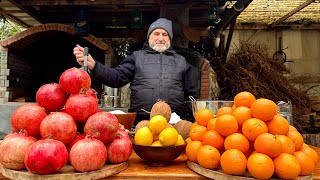 LOKUM 🍬 Turkish Delight with Oranges amp Pomegranates ❤️ Recipe Sensational❗ ASMR [upl. by Adlay]