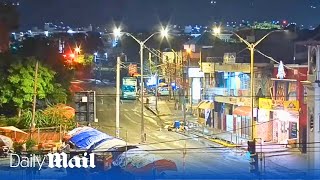 WATCH AGAIN Hurricane Beryl  views of Jamaica ahead of impact [upl. by Ibbob719]