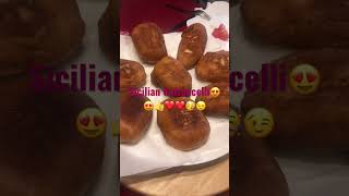 Homemade Sicilian Calzoncelli shorts delicious yummi tasty food [upl. by Nortad]