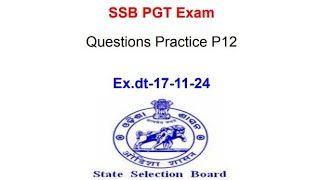 SSB PGT MCQ 12Political Science [upl. by Illah]