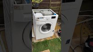 Beko WM74135 washing machine  Showing off its dance moves in service mode [upl. by Irwin]