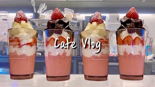 SUB🚨🚔˗ˋˏNew menuˎˊ˗ The sin of stealing my heart 🚔🚨｜Cafe vlog｜Yogerpresso｜asmr [upl. by Notanhoj]