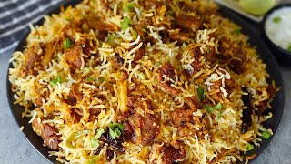 Mutton Biryani Recipe👌ఇంట్లో అందరికీ నచ్చే ఈజీ సూపర్ ఫాస్ట్ మటన్ దమ్ బిర్యానీ😋 Mutton Dum Biryani [upl. by Tabbatha]