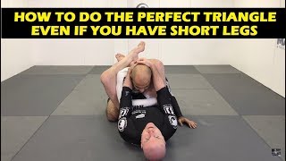 How To Do The Perfect Triangle Choke Even If You Have Short Legs by John Danaher [upl. by Schaffel]