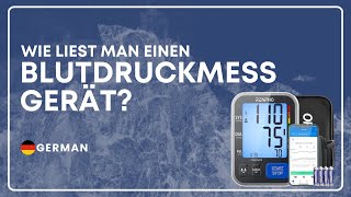 Wie liest man einen Blutdruckmessgerät  FAQ 15 [upl. by Mosenthal699]